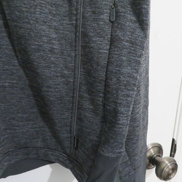Athleta Womens Sz S Dark Gray 1/4 Zip Funnel Neck Sweatshirt Athletic Wear - Picture 5 of 5
